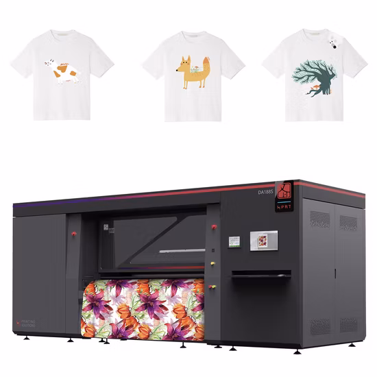 Sample Customization New Design 8 PrintHead 4 Color Textile Inkjet Printer Industrial Digital Printing Machine